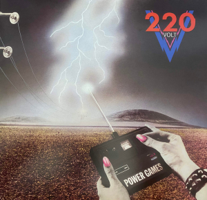 220 Volt - Power Games (Ltd. Crystal Clear & White i gruppen VINYL / Metal hos Bengans Skivbutik AB (4158508)