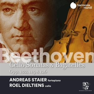 Andreas & Roel Dieltiens Staier - Beethoven Cello Sonatas & Bagatelles Opp.102, 119 & 126 i gruppen CD / Klassisk,Annet hos Bengans Skivbutik AB (4162654)