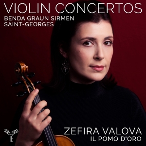 Zefira Valova - Violin Concertos: Benda/Graun/Sirmen/Saint-Georges i gruppen CD / Klassisk,Annet hos Bengans Skivbutik AB (4162678)