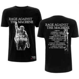 Rage Against The Machine - Bola Album Cover Uni Bl T-Shirt i gruppen MERCHANDISE / T-shirt / Metal hos Bengans Skivbutik AB (4165183r)