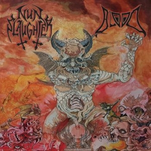 Nunslaughter / Blood - Split i gruppen CD / Metal/ Heavy metal hos Bengans Skivbutik AB (4167194)