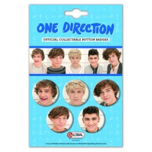 One Direction - Phase 4 Button Badge Pack i gruppen Merchandise hos Bengans Skivbutik AB (4168385)