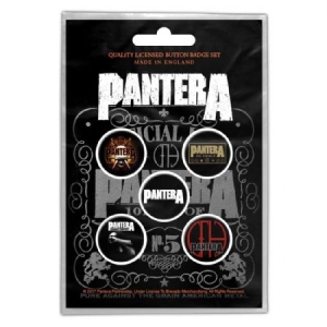 Pantera - 101 Proof Button Badge Pack i gruppen Merchandise hos Bengans Skivbutik AB (4168402)