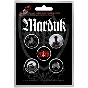 Marduk - Panzer Division Button Badge Pack i gruppen MERCHANDISE / Accessoarer / Metal hos Bengans Skivbutik AB (4168409)