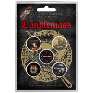 Candlemass - The Door To Doom Button Badge Pack i gruppen MERCHANDISE / Accessoarer / Metal hos Bengans Skivbutik AB (4168412)