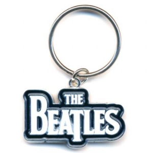 The Beatles - Drop T Logo White Keychain i gruppen MK Export CDON Merch hos Bengans Skivbutik AB (4168436)