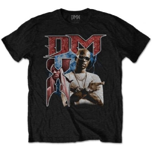 Dmx - Unisex T-Shirt: Bootleg Red i gruppen CDON - Exporterade Artiklar_Manuellt / T-shirts_CDON_Exporterade hos Bengans Skivbutik AB (4168490r)