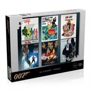 James Bond Puzzle Actor Debut Poster 1000 Pc i gruppen Merchandise hos Bengans Skivbutik AB (4171278)