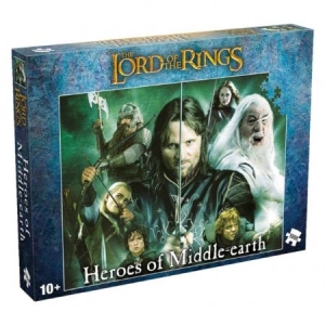 Lord Of The Rings Heroes Of Middle - Earth 1000 pce Jigsaw Puzzle i gruppen Merchandise hos Bengans Skivbutik AB (4171281)