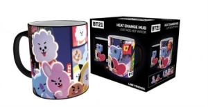 BT21 Times Square Heat Change Mug i gruppen Merchandise hos Bengans Skivbutik AB (4171288)