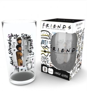 Friends Party Large Glass i gruppen Merchandise hos Bengans Skivbutik AB (4171292)