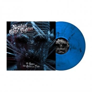 Nicolas Cage Fighter - Bones That Grew From Pain (Blue/Bla i gruppen VINYL / Metal/ Heavy metal hos Bengans Skivbutik AB (4171655)