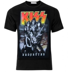 Kiss - Kiss T-Shirt Destroyer w. Guitar i gruppen Merchandise hos Bengans Skivbutik AB (4172181)