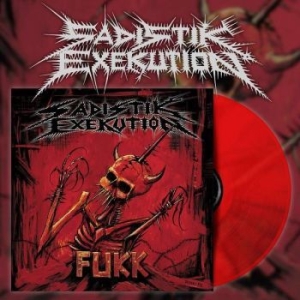 Sadistik Exekution - Fukk (Red/Black Marbled Vinyl Lp) i gruppen VINYL / Metal hos Bengans Skivbutik AB (4172869)