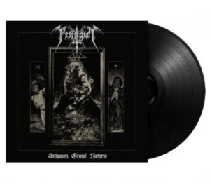 Pestlegion - Sathanas Grand Victoria (Black Viny i gruppen VINYL / Metal/ Heavy metal hos Bengans Skivbutik AB (4177101)