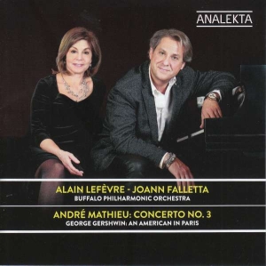 Lefèvre Alain Falletta Joann Bu - Mathieu: Concerto No.3 i gruppen Externt_Lager / Naxoslager hos Bengans Skivbutik AB (4178122)