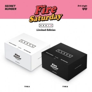 SECRET NUMBER - 3rd Single [Fire Saturday](Limited Edition) Set(2pcs) i gruppen Minishops / K-Pop Minishops / K-Pop Øvrige hos Bengans Skivbutik AB (4178913)