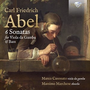 Abel Carl Friedrich - 6 Sonatas For Viola Da Gamba & Bass i gruppen VI TIPSER / Julegavetips CD hos Bengans Skivbutik AB (4180413)