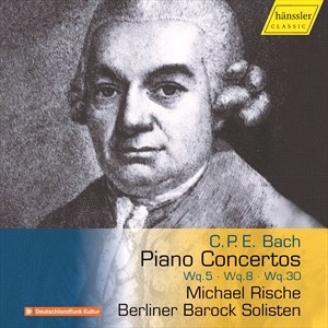 Bach Carl Philipp Emanuel - Piano Concertos Wq.5, Wq.8, & Wq.30 i gruppen VI TIPSER / Julegavetips CD hos Bengans Skivbutik AB (4181454)