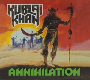 Kublai Khan - Annihilation (Orange Vinyl Lp) i gruppen VINYL / Metal/ Heavy metal hos Bengans Skivbutik AB (4185199)