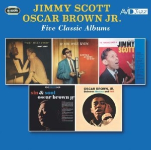 Scott Jimmy & Brown Oscar Jr - Five Classic Albums i gruppen CD / RnB-Soul hos Bengans Skivbutik AB (4185403)