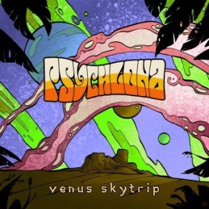 Psychlona - Venus Skytrip (Purple Marbled Vinyl i gruppen VINYL / Metal/ Heavy metal hos Bengans Skivbutik AB (4186013)