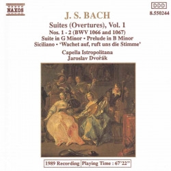 Bach Johann Sebastian - Suites Overtures Vol. 1 i gruppen VI TIPSER / Julegavetips CD hos Bengans Skivbutik AB (4189776)