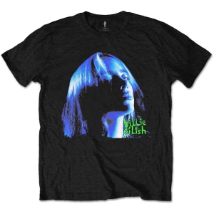 Billie Eilish - Neon Shadow Blue Uni Bl i gruppen MERCH / T-Shirt / Rockoff_Nya April24 hos Bengans Skivbutik AB (4195837r)