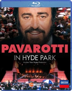 Various - Pavarotti In Hyde Park (Bluray) i gruppen Musikk / Musikkk Blu-Ray / Klassisk hos Bengans Skivbutik AB (4197043)