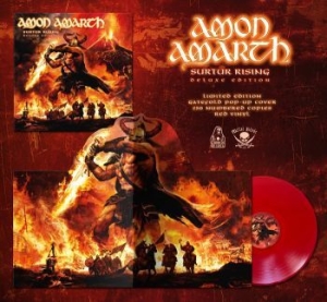 Amon Amarth - Surtur Rising (Red Vinyl Lp) i gruppen Minishops / Amon Amarth hos Bengans Skivbutik AB (4199314)