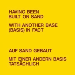 Dickie Landry & Lawrence Weiner - Having Been Built On Sand i gruppen VINYL / Jazz/Blues hos Bengans Skivbutik AB (4202295)