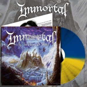 Immortal - At The Heart Of Winter (Blue/Yellow i gruppen VINYL / Metal hos Bengans Skivbutik AB (4202298)