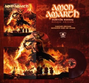 Amon Amarth - Surtur Rising (Burgundy Marbled Vin i gruppen Minishops / Amon Amarth hos Bengans Skivbutik AB (4205070)