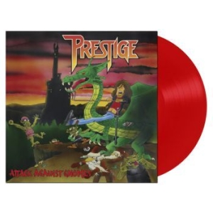 PRESTIGE - Attack Against Gnomes (Red Vinyl Lp i gruppen VINYL / Metal/ Heavy metal hos Bengans Skivbutik AB (4206564)