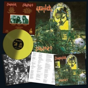 Slaughter - Strappado (Swamp Green/Yellow Vinyl i gruppen VINYL / Metal/ Heavy metal hos Bengans Skivbutik AB (4206722)