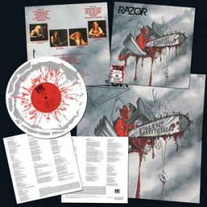 Razor - Violent Restitution (Splatter Vinyl i gruppen VINYL / Metal/ Heavy metal hos Bengans Skivbutik AB (4206859)