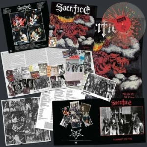 Sacrifice - Torment In Fire (Clear Splatter Vin i gruppen VINYL / Metal/ Heavy metal hos Bengans Skivbutik AB (4207091)