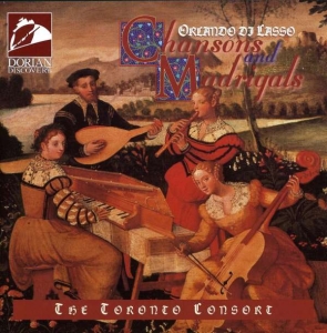 Orlando Di Lasso - Chansons And Madrigals i gruppen Externt_Lager / Naxoslager hos Bengans Skivbutik AB (4210822)