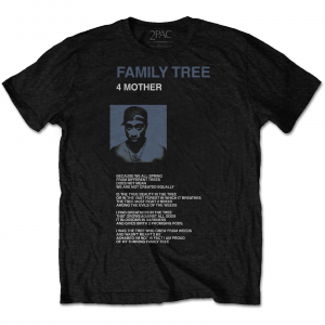 2Pac - Unisex T-Shirt: Family Tree i gruppen Minishops /  hos Bengans Skivbutik AB (4212218r)