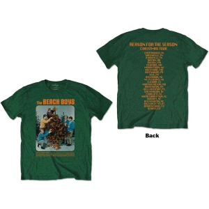 The Beach Boys - Xmas Album Uni Green i gruppen MERCH / T-Shirt / Rockoff_Nya April24 hos Bengans Skivbutik AB (4212230r)