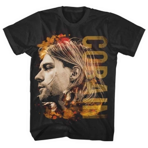 Kurt Cobain - Unisex T-Shirt: Coloured Side View i gruppen CDON - Exporterade Artiklar_Manuellt / T-shirts_CDON_Exporterade hos Bengans Skivbutik AB (4212516r)