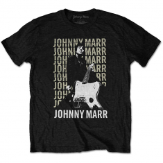 Johnny Marr - Unisex T-Shirt: Guitar Photo i gruppen CDON - Exporterade Artiklar_Manuellt / T-shirts_CDON_Exporterade hos Bengans Skivbutik AB (4212630r)