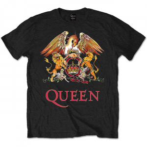 Queen - Unisex T-Shirt: Classic Crest i gruppen CDON - Exporterade Artiklar_Manuellt / T-shirts_CDON_Exporterade hos Bengans Skivbutik AB (4213280r)