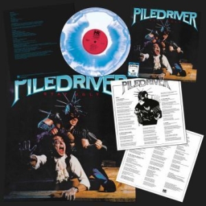 Piledriver - Stay Ugly (White/Blue Vinyl Lp) i gruppen VINYL / Metal/ Heavy metal hos Bengans Skivbutik AB (4213604)