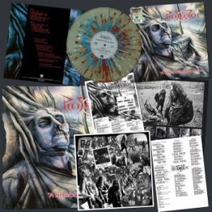 Protector - A Shedding Of Skin (Splatter Vinyl i gruppen VINYL / Metal/ Heavy metal hos Bengans Skivbutik AB (4213934)