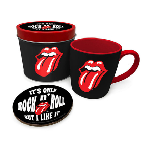 The Rolling Stones - IT'S ONLY ROCK N ROLL Mug and Coaster  Tin set i gruppen CDON - Exporterade Artiklar_Manuellt / Merch_CDON_exporterade hos Bengans Skivbutik AB (4215350)