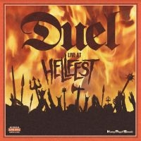 Duel - Live At Hellfest (Transparent Red) i gruppen VINYL / Metal,Pop-Rock hos Bengans Skivbutik AB (4217460)