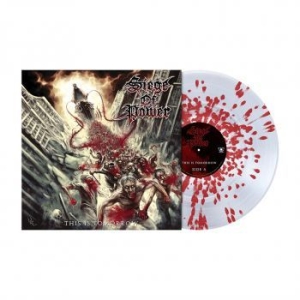 Siege Of Power - This Is Tomorrow (Clear/Red Splatte i gruppen VINYL / Metal/ Heavy metal hos Bengans Skivbutik AB (4219305)