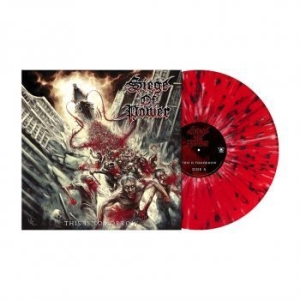 Siege Of Power - This Is Tomorrow (Red Base Splatter i gruppen VINYL / Metal/ Heavy metal hos Bengans Skivbutik AB (4219306)