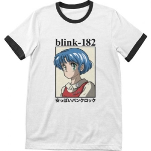 Blink-182 - Blink-182 Unisex T-Shirt: Anime i gruppen Minishops / Blink 182 hos Bengans Skivbutik AB (4219677r)